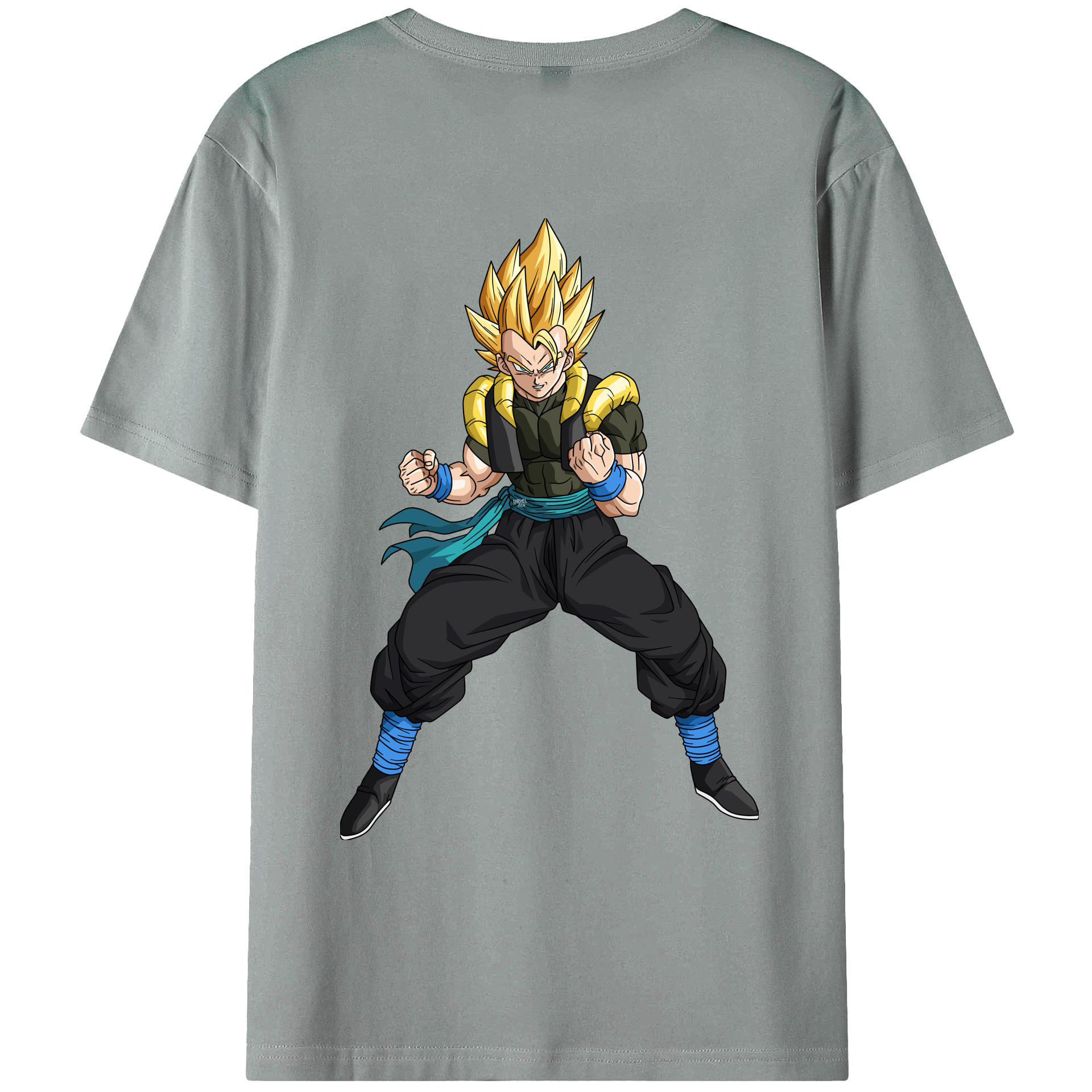 （画像用） ドラゴンボール ベジータ四世（Bejīta Yonsei）DRAGON BALL Vegeta IV 綿100％ メンズ半袖Tシャツ（バックプリント） 通気性